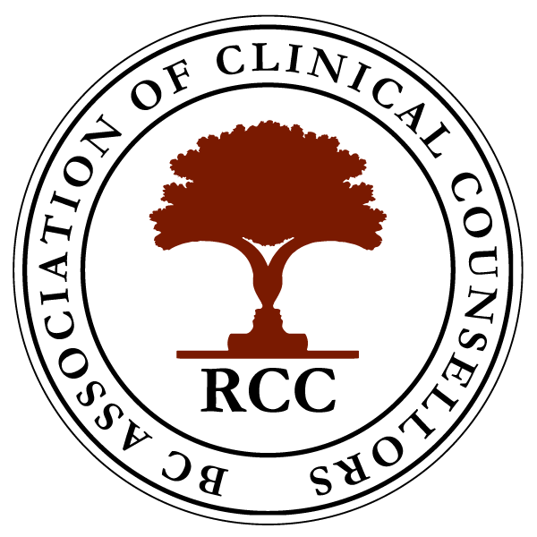 British Columbia Association of Clinical Counsellors (BCACC) Registered Clinical Counsellor (RCC #29320) official badge